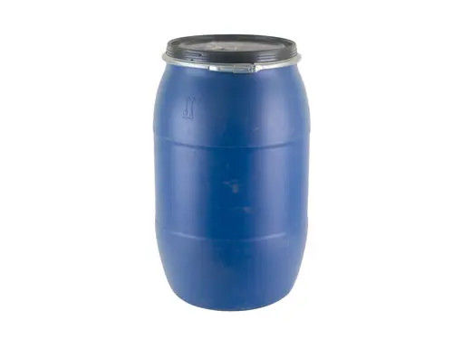 Der Festflüssigkeits-120L Kapazität blaues Fass-zylinderförmige Plastikder trommel-120L