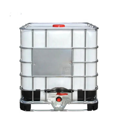 Stapelbarer chemischer Behälter 1000L IBC Plastik-Tote White IBC