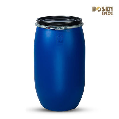 Zylinderförmiges Fass HDPE des Wasser-120L blaue Trommel-Plastikfestflüssigkeit