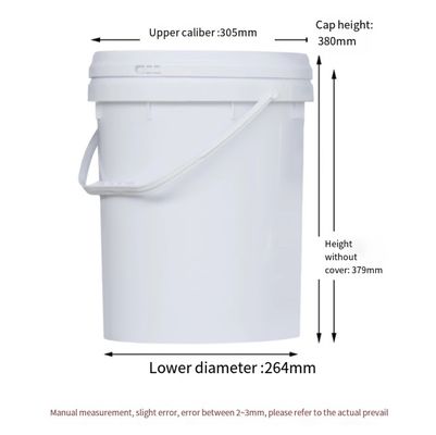Dauerhaftes Plastikeimer-Farben-Trommelkörper 20L HDPE mit Abdeckung pp.