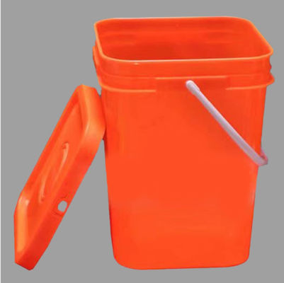 verdickte kundenspezifischer Plastikbehälter 25L mit hoher Dichte mit Abdeckungs-Griff ISO9001