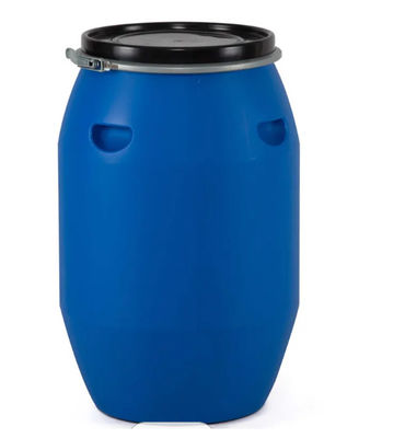 Blau aufbereitete offener Kopf-Plastiktrommel 125L ringsum chemische Verpackung