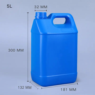 5L Plastik-Jerry Can Enclosed 5 Liter HDPE Jerry Can With Handle
