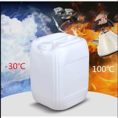 Weißer Besetzer-offensichtlicher Schrauben-Deckel-Krug-Behälter 25 Liter-Quadrat für flüssige Nahrung