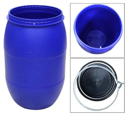 Blaues Plastik-HDPE Nahrungsmittelspeicher-Trommel-offenes Fass-Fass 394*880mm