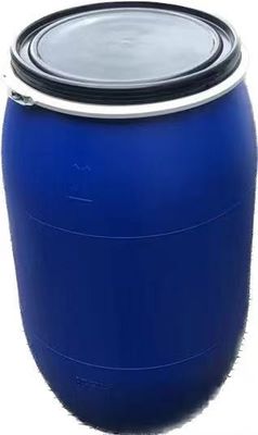 200L Blaue Plastikfasstrommel mit Griff und Stahlschnalle für die chemische Lagerung