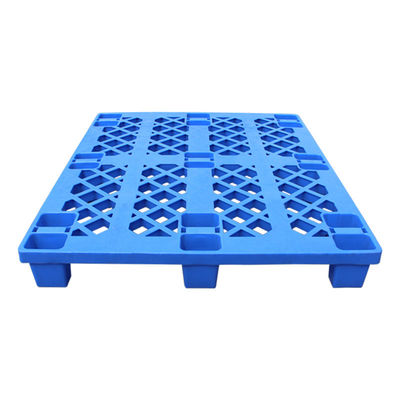 Gitter 9 Fuß Gabelstapler Kunststoffpalette Blaue Farbe