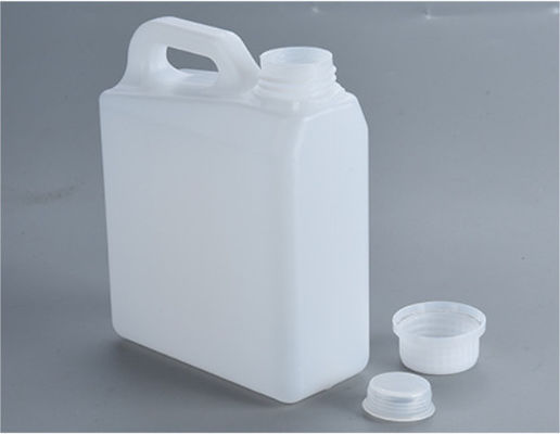 1L Geschirrspülflasche Flüssigkeit Kunststoff Flasche Desinfektionsmittel Quadrat Wasser Flachdose HDPE Erdnussöl Chemische Kunststoff Fass