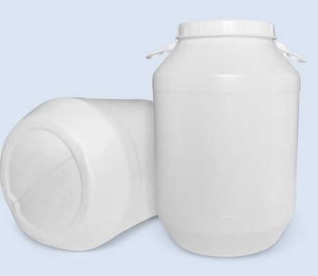50L weiße Enzymtrommel HDPE chemische Beschichtung Kunststofftrommel